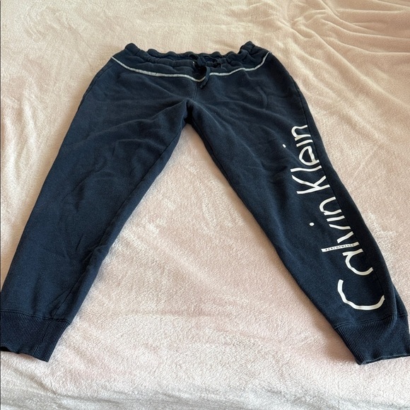 Calvin Klein Navy Joggers Size S - Picture 1 of 1